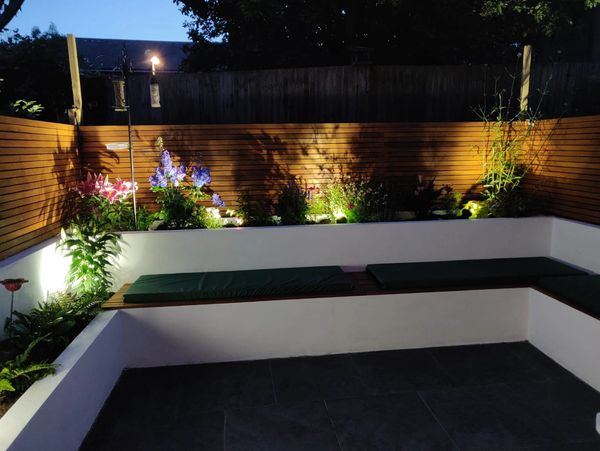 lights on the garden