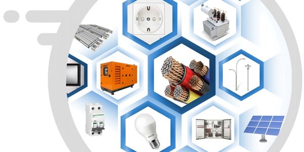 Elektrokabel, Lichtschalter, Lampen, Sicherungen aller Art