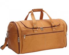 Designer crossover leather travel bag 