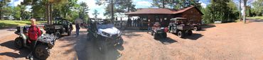 ATV at Bumpers on Devil's Lake