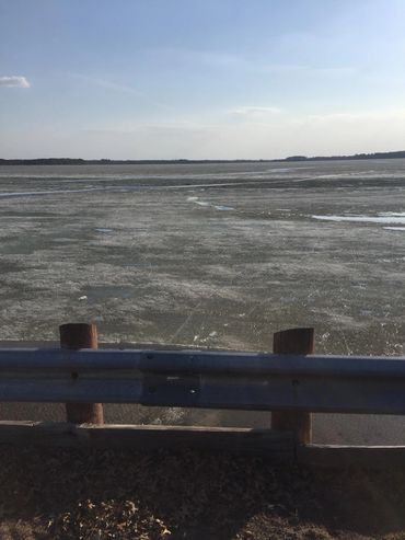 Ice on Devil's Lake