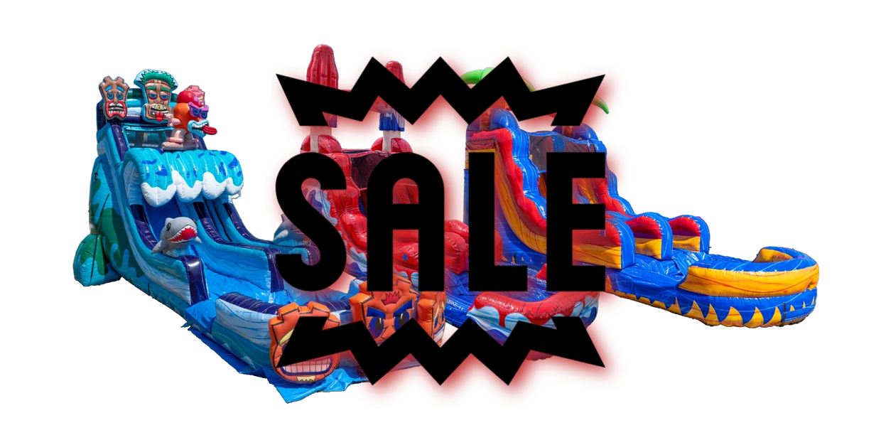 Sale for water slides $50 off 