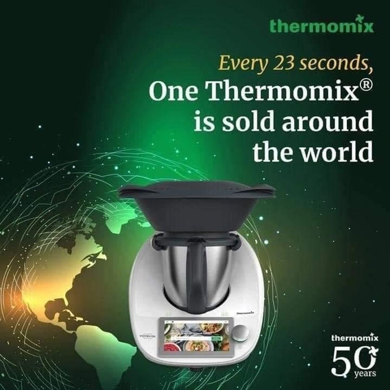 Every 23 seconds, One Thermomix is sold around the World