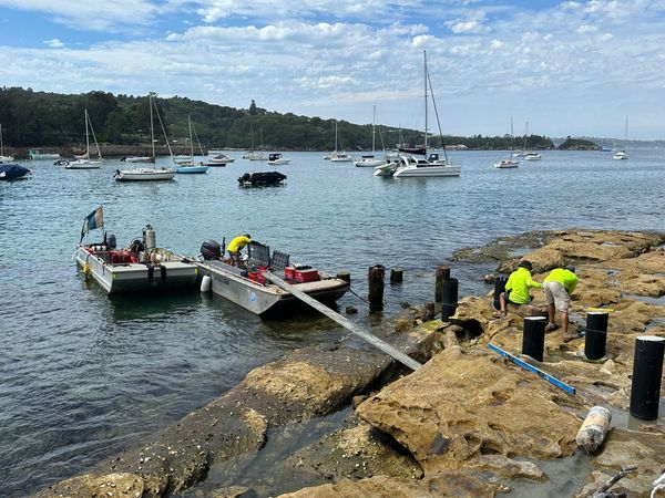 Manly. Slipway construction. Commercial diving. Sydney Foreshore Constructions