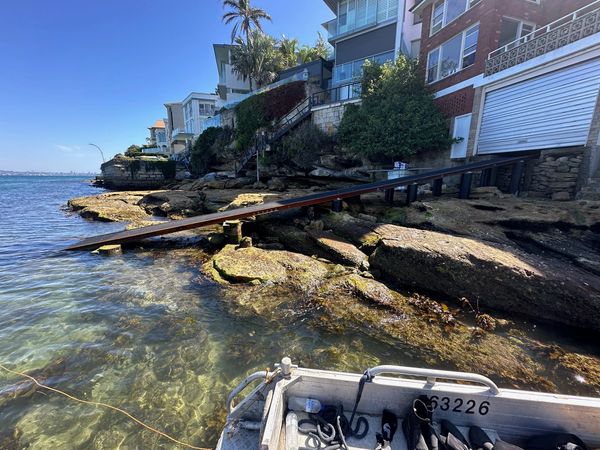 Slipway construction little manly. Commercial diving and marine construction 