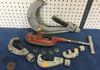 Large selection of Ridgid tubing and pipe cutter also replacement cutter wheels
