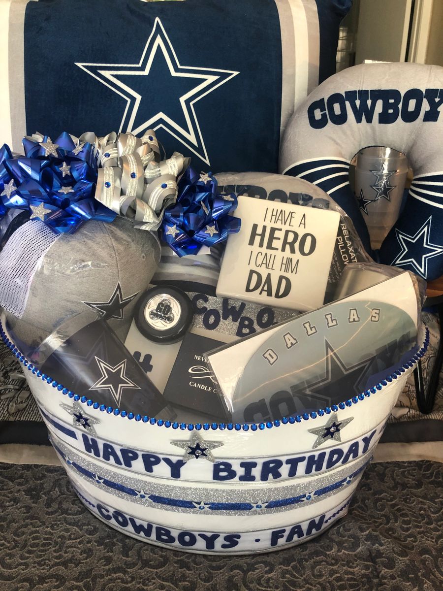 Cowboys Sports Gift Basket