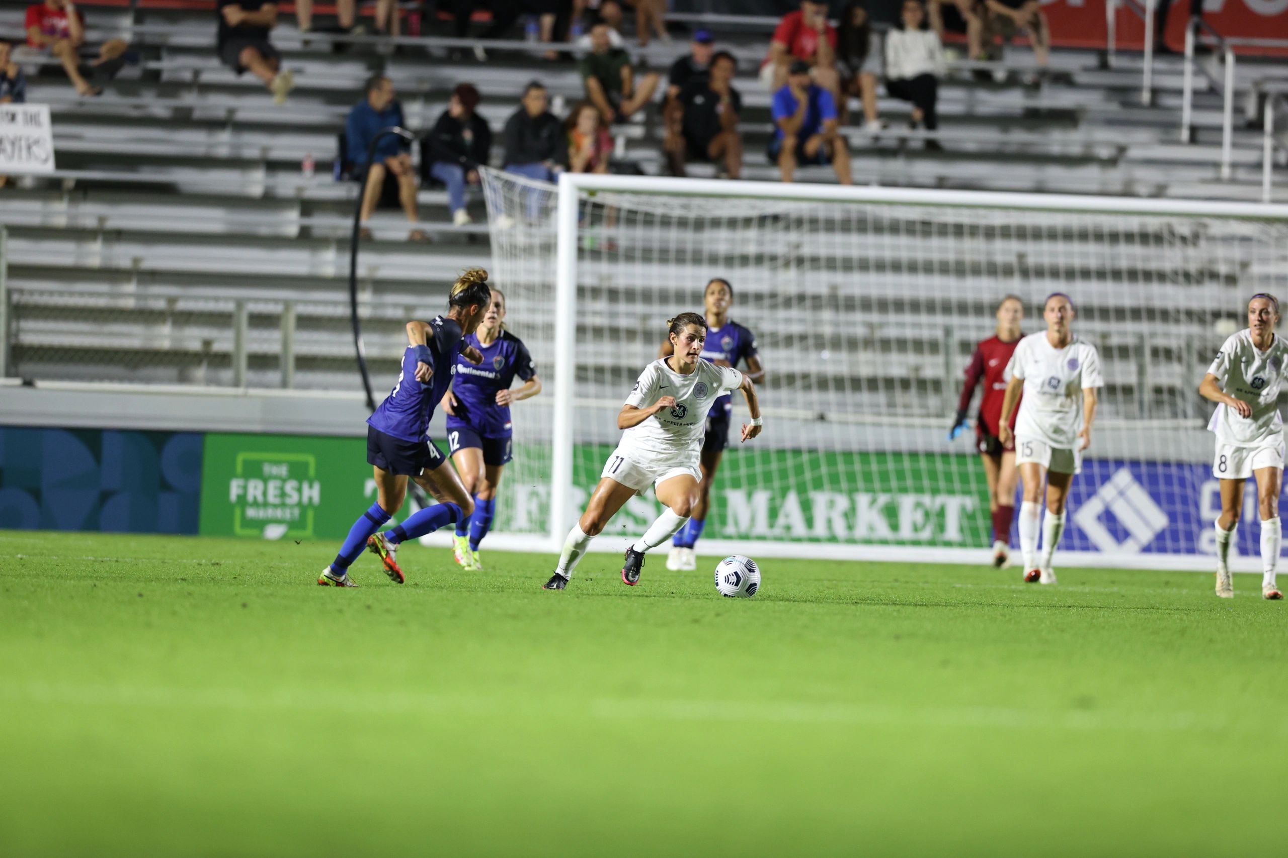 National Women's Soccer League players pause mid-match, stand in solidarity  in first match back following postponement