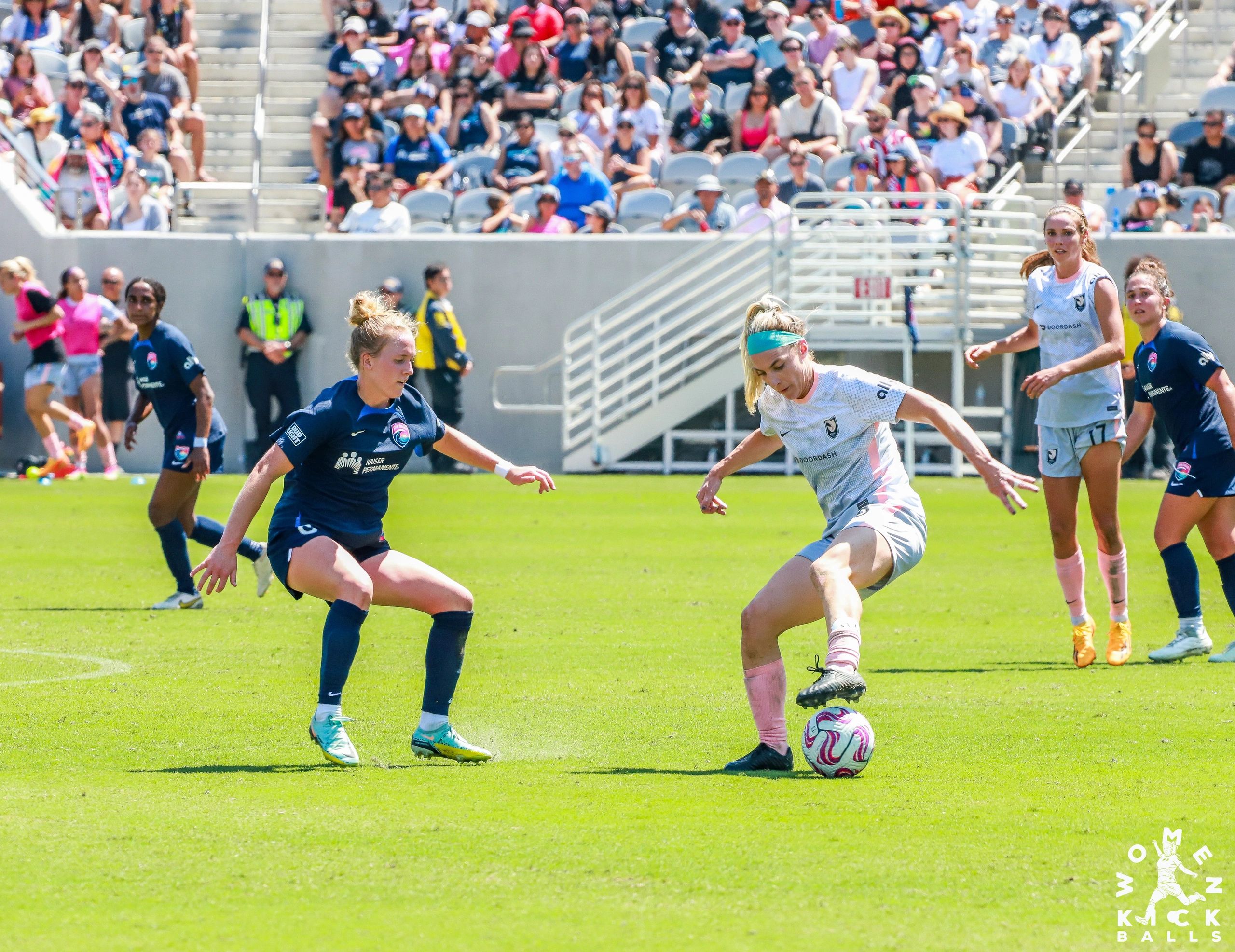 Angel City FC rallies for draw with two second half goals against Racing  Louisville FC