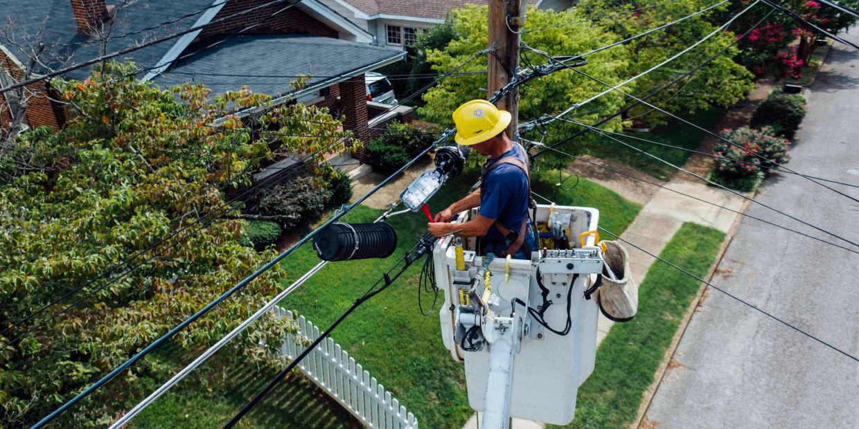 Photo of engineer testing telegraph cables by Kelly Lacy from Pexels