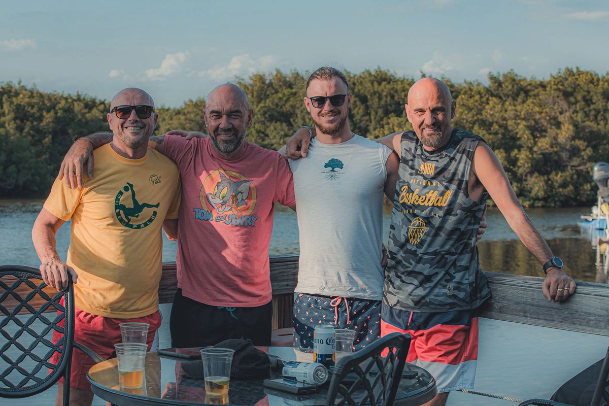 Friends at AJ's Dockside