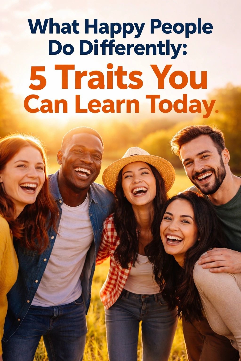 What Happy People Do Differently: 5 Traits You Can Learn Today.