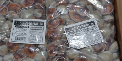 ARKSHELL WHOLE COOKED CLAM NAUTILUS SEAFOOD DISTRIBUTOR MATT BERMAN FISH DEPARTMENT ASIAN FRESH COOK