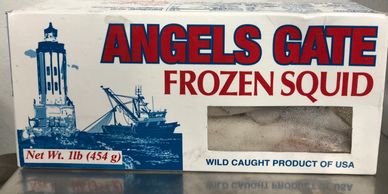 1lb ca squid, California squid, Del Mar squid, squids, ocean angel squid, Lund’s, sea wave, calamari