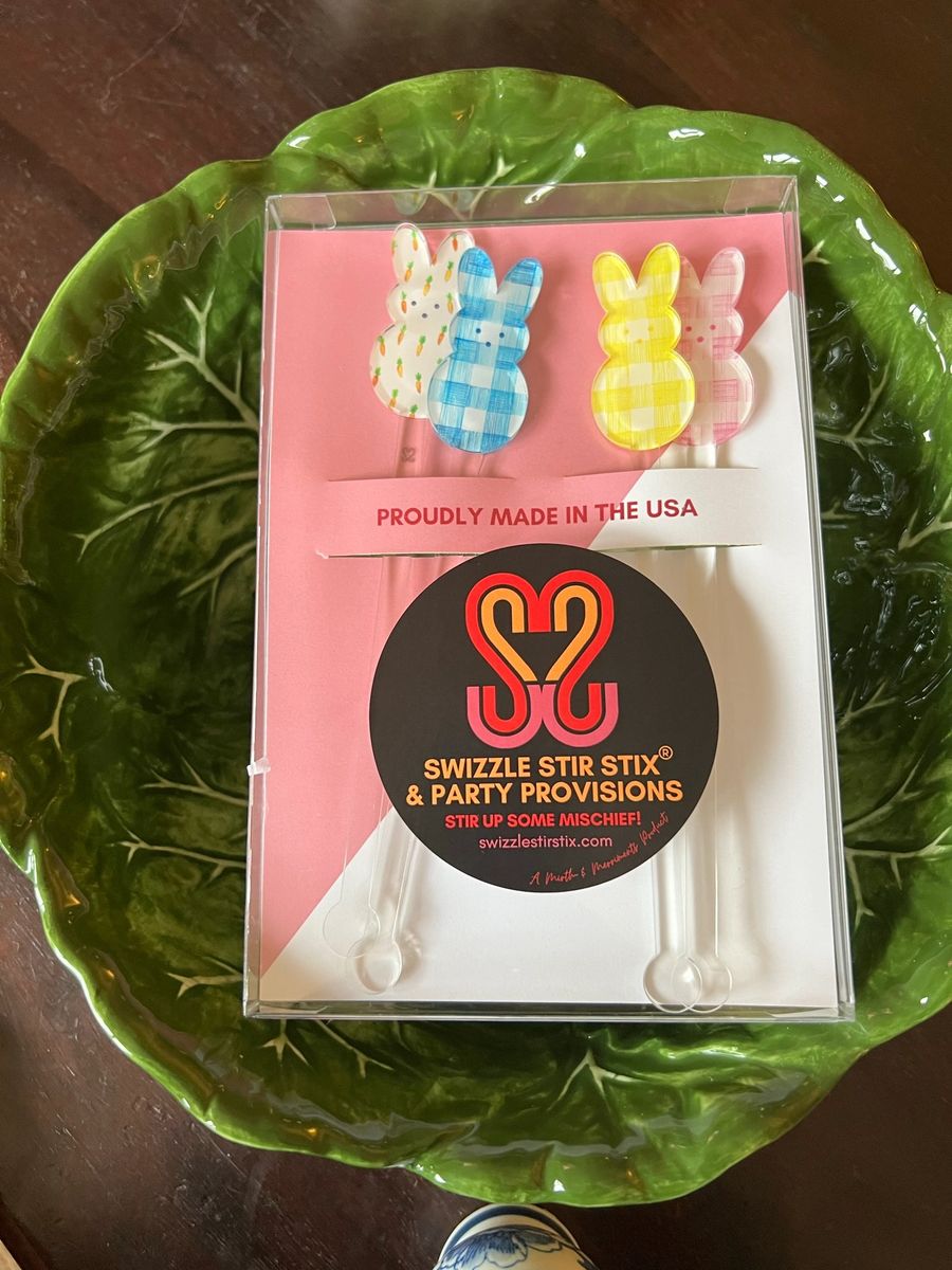 Easter Swizzle Stir Sticks Melissa Peeps and Chomper