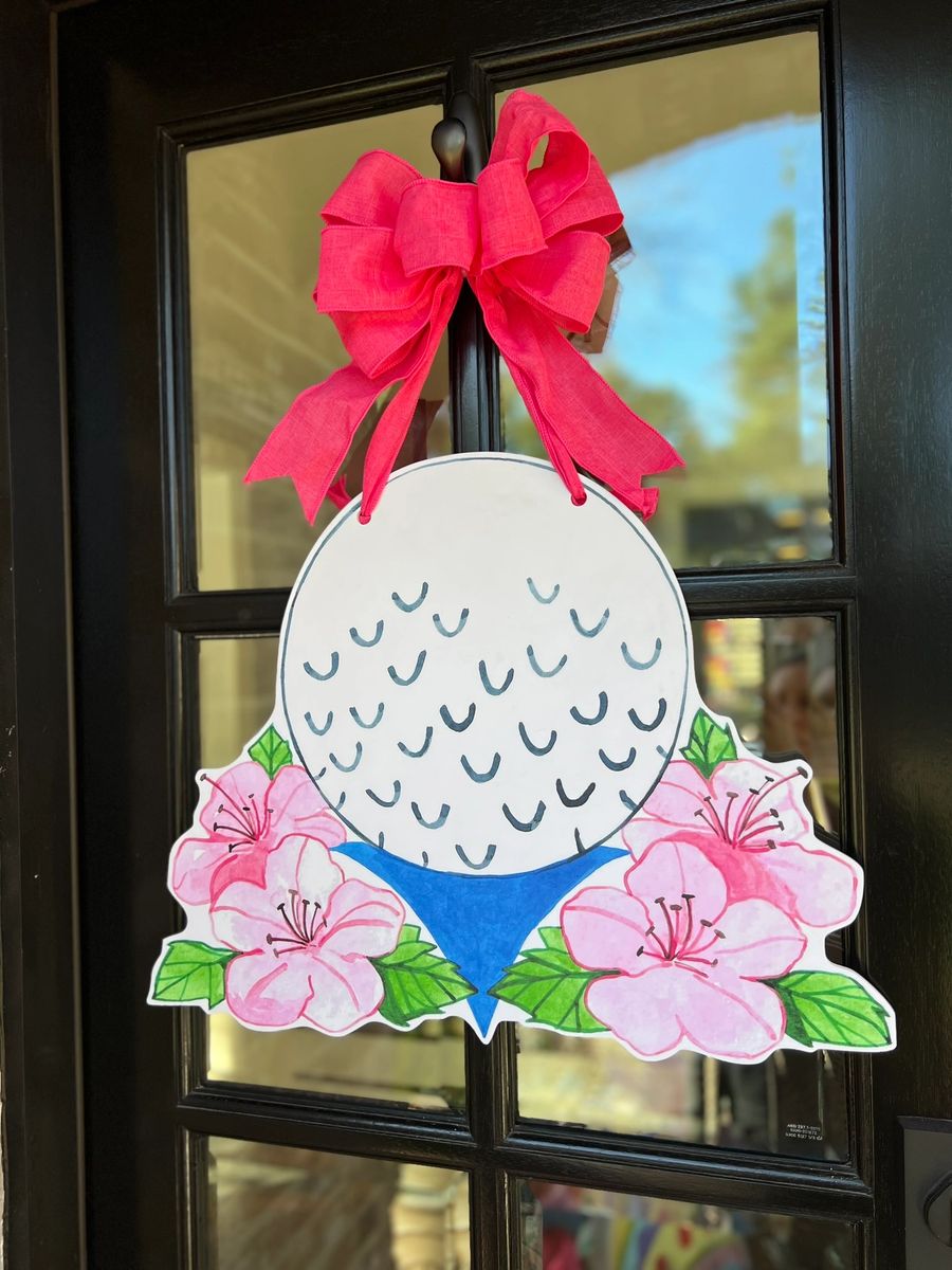 Hole in One Golf Ball Door Hanger