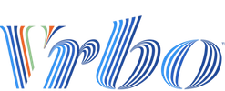 Logo Vrbo en style élégant bleu.
