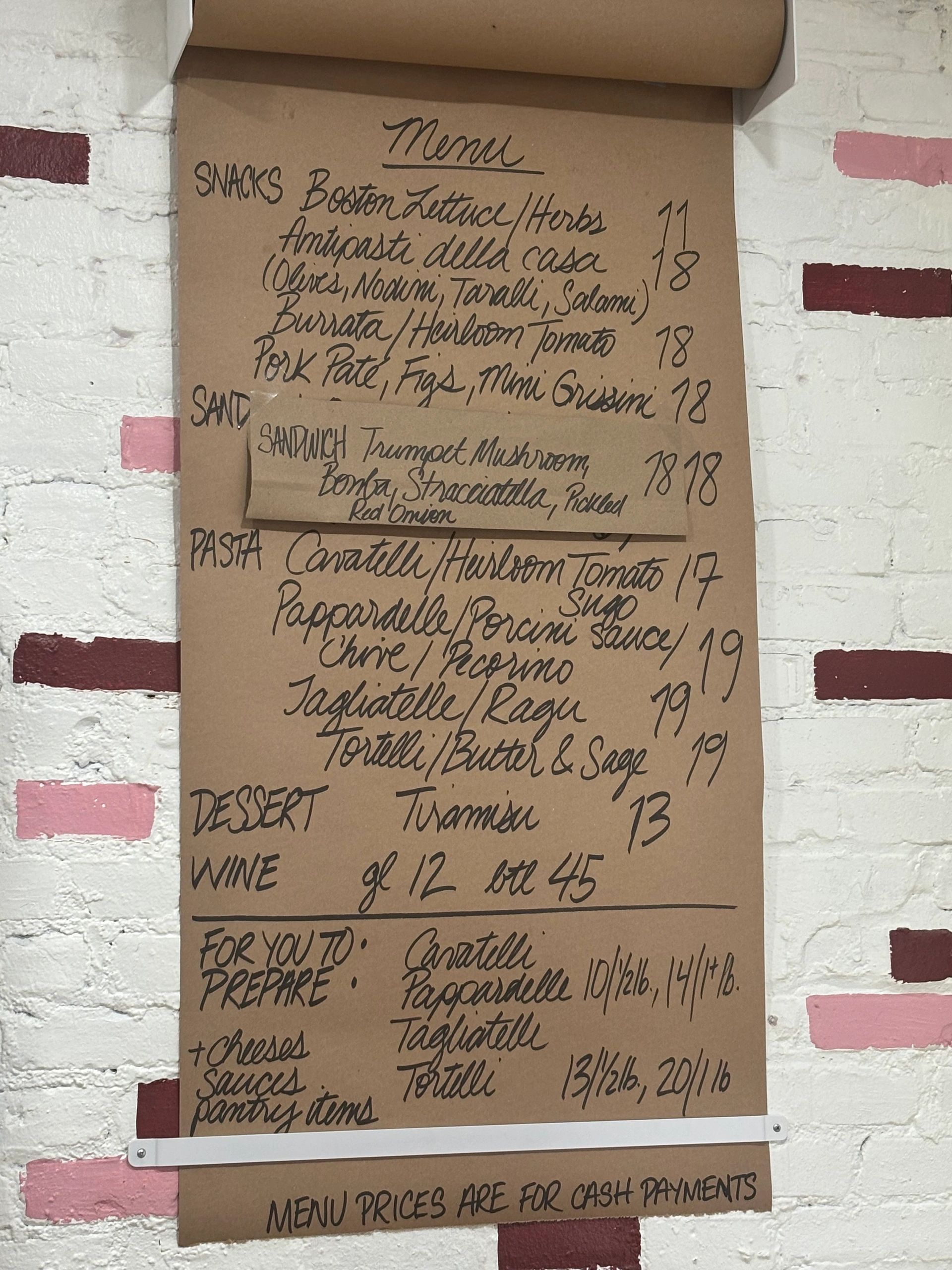Menu 9/25