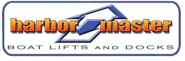 Harbor Master logo for boat lifts and docks.