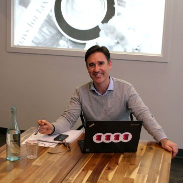 Man working at Meeting Place MV co-working hub