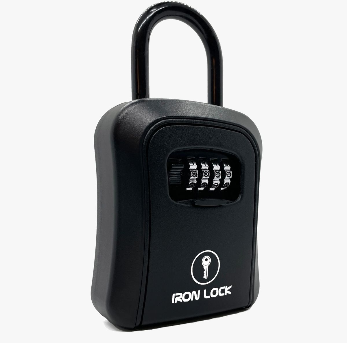 Iron Lock® - Key Lock Box Portable and Wall Mounted with Removable Shackle  Indoor Outdoor Waterproof 4 Digit Combination with Resettable Code with A B  Switch Key Lockbox for Outside Hold 5 Spare Keys