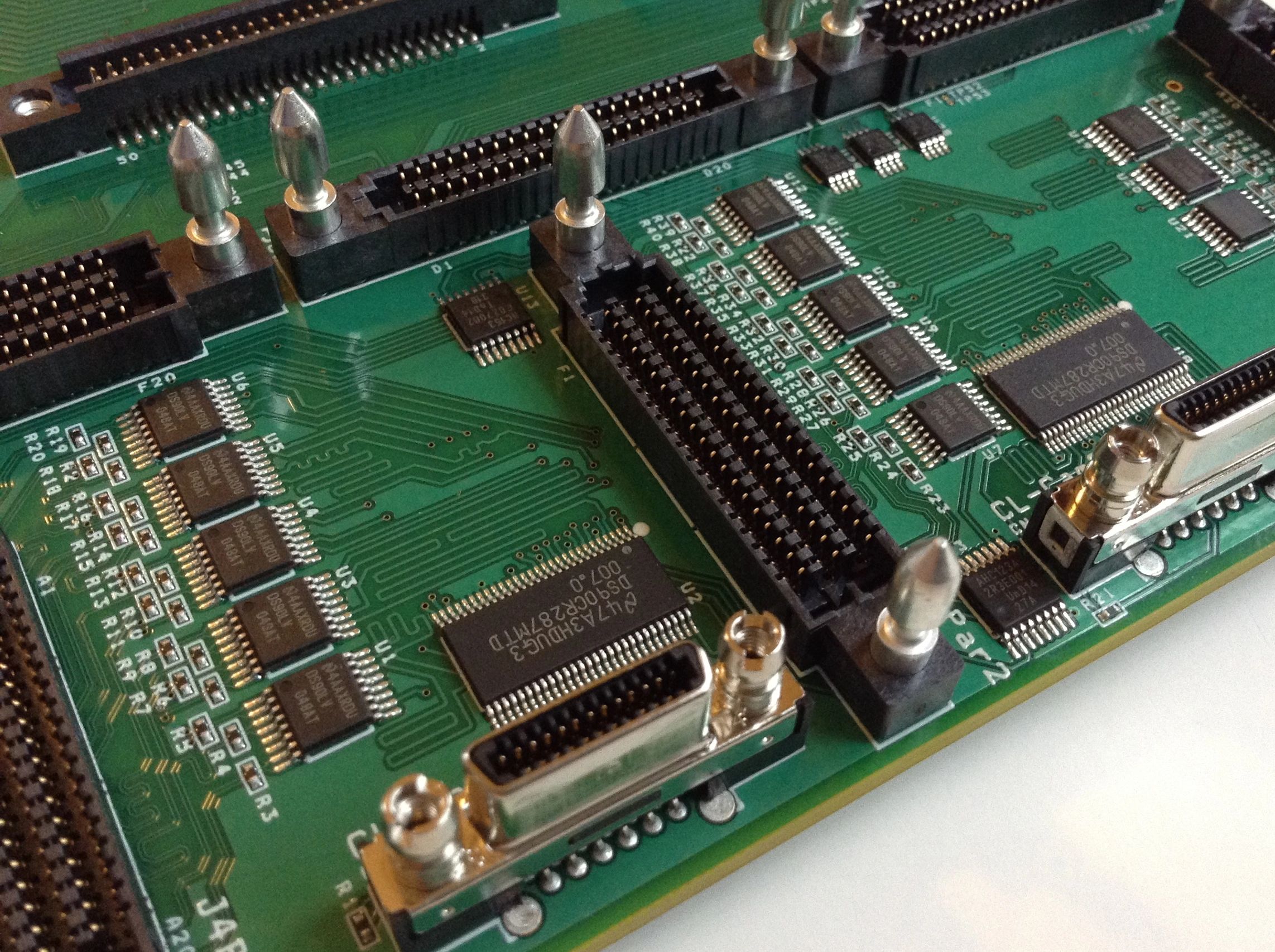 Custom LVDS circuit board connectors.