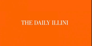 The Daily Illini logo on an orange background.