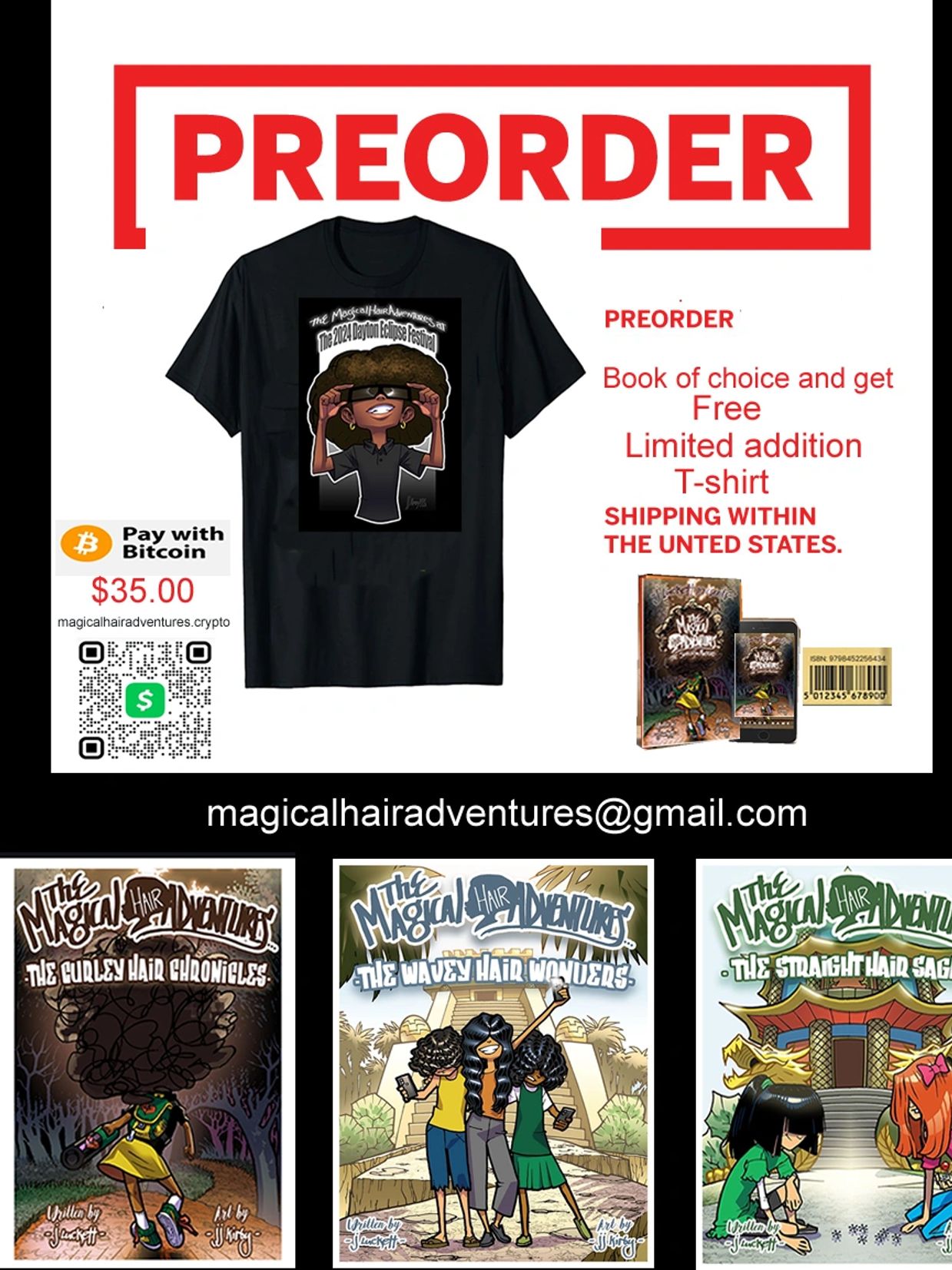 The Magical Hair Adventures in this volume is about Cippy Browns quest for moisture for her hair.