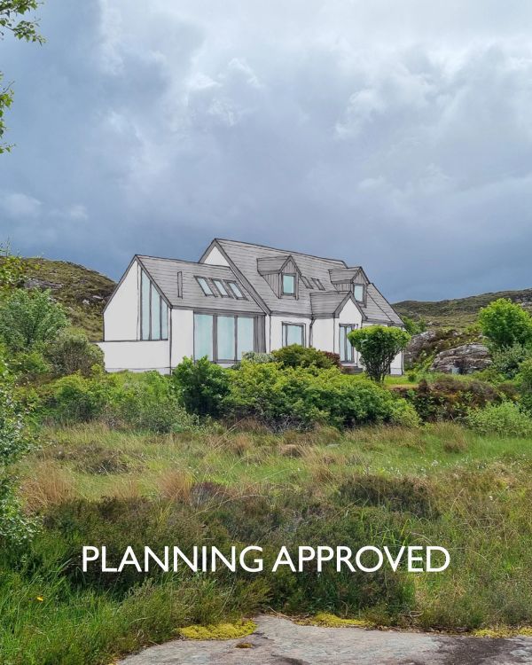 Modern house design approved for construction.