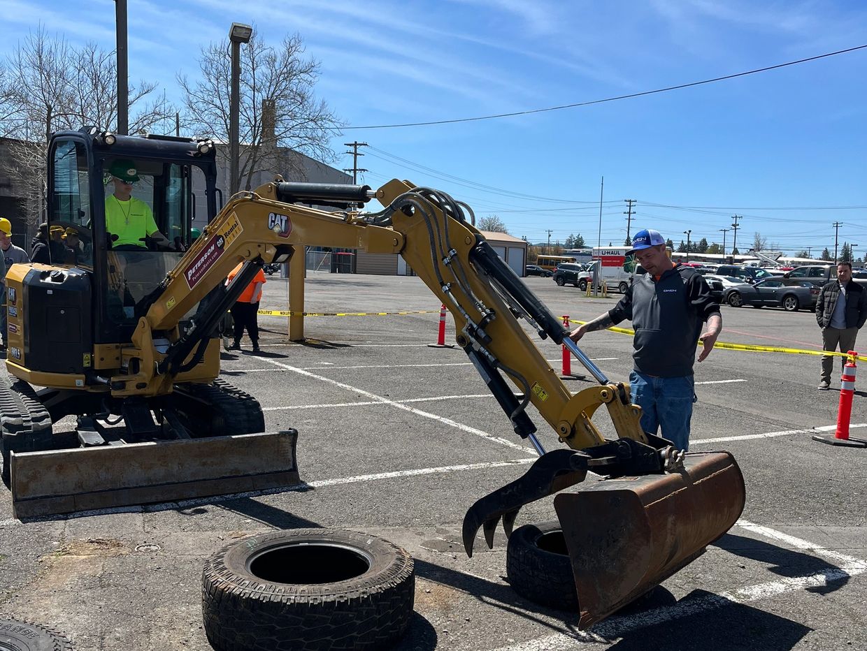 Owen Construction, Inc participates in career day.