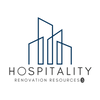 Logo for Hospitality Renovation Resources featuring stylized building outlines.