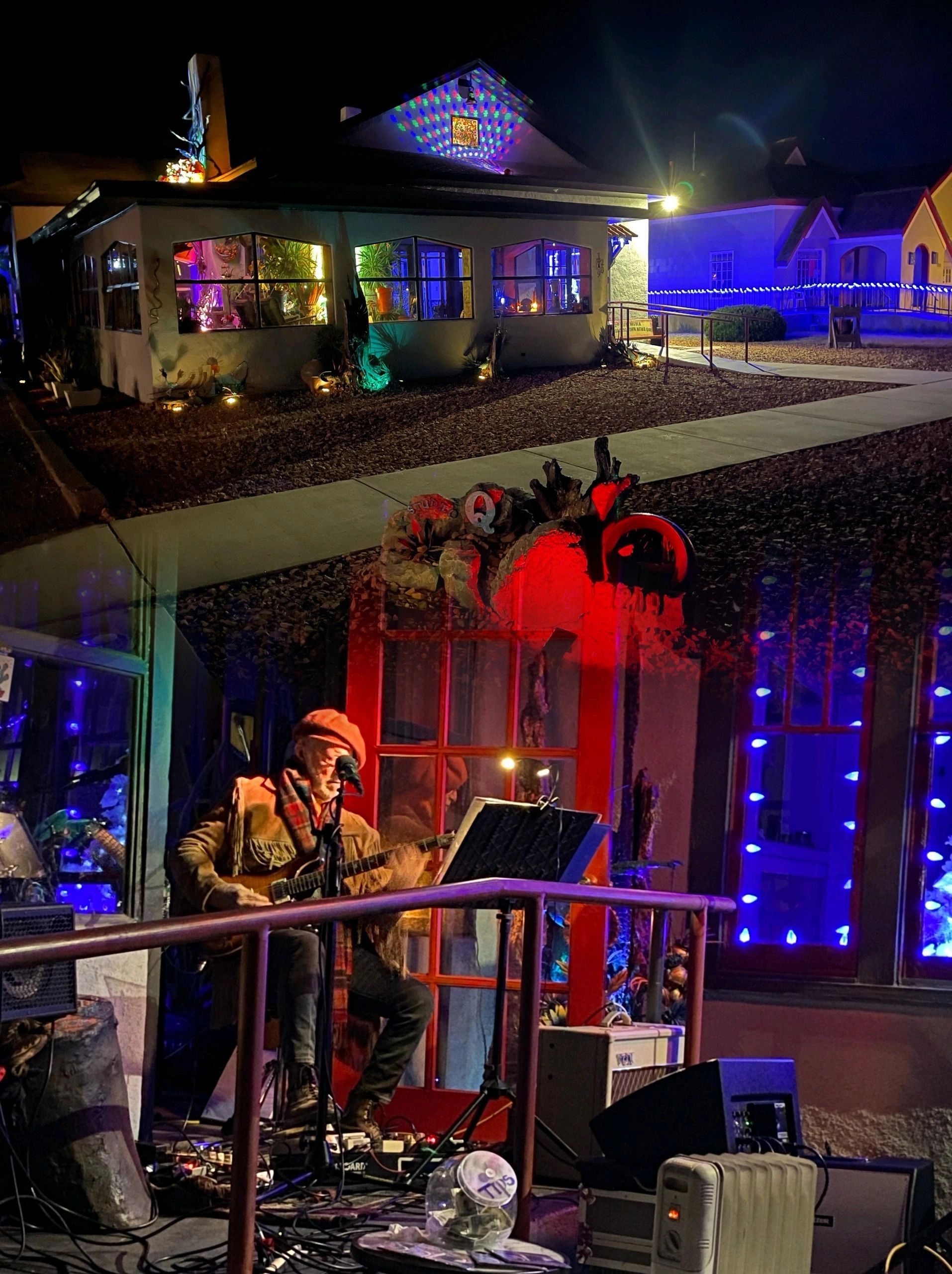 Sage Gentlewing performs one of many featured at Studio Q by appointment gallery at 1209 New York