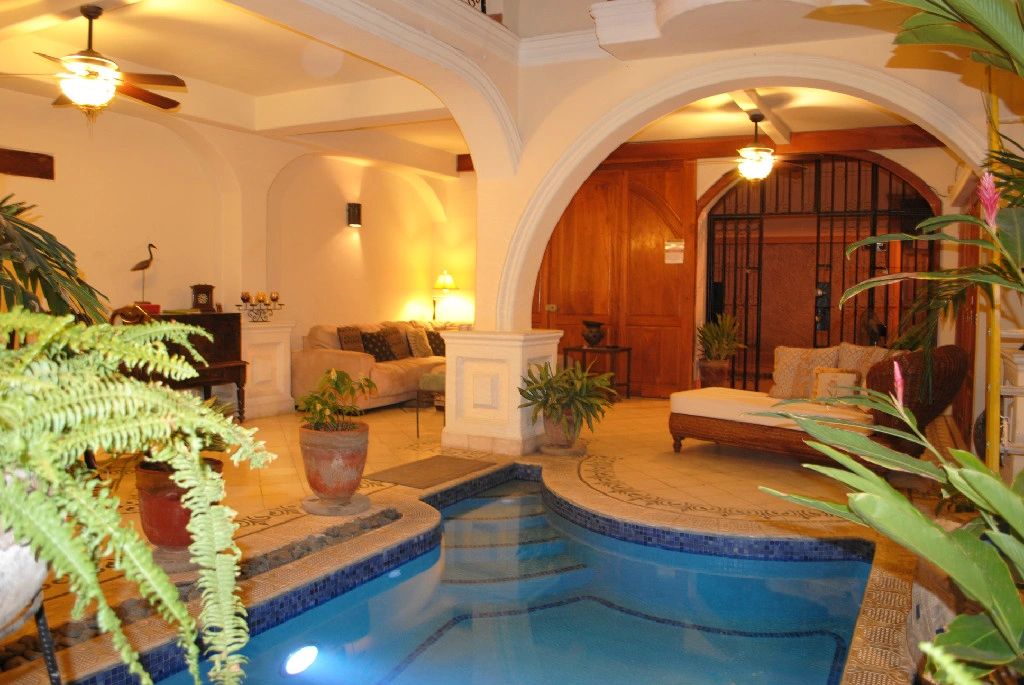Living space with private swimming pool