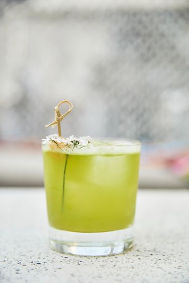 green garden cocktail 