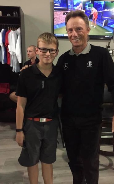 Willem Jaron and Bernhard Langer