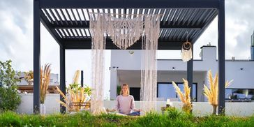 large custom pergola