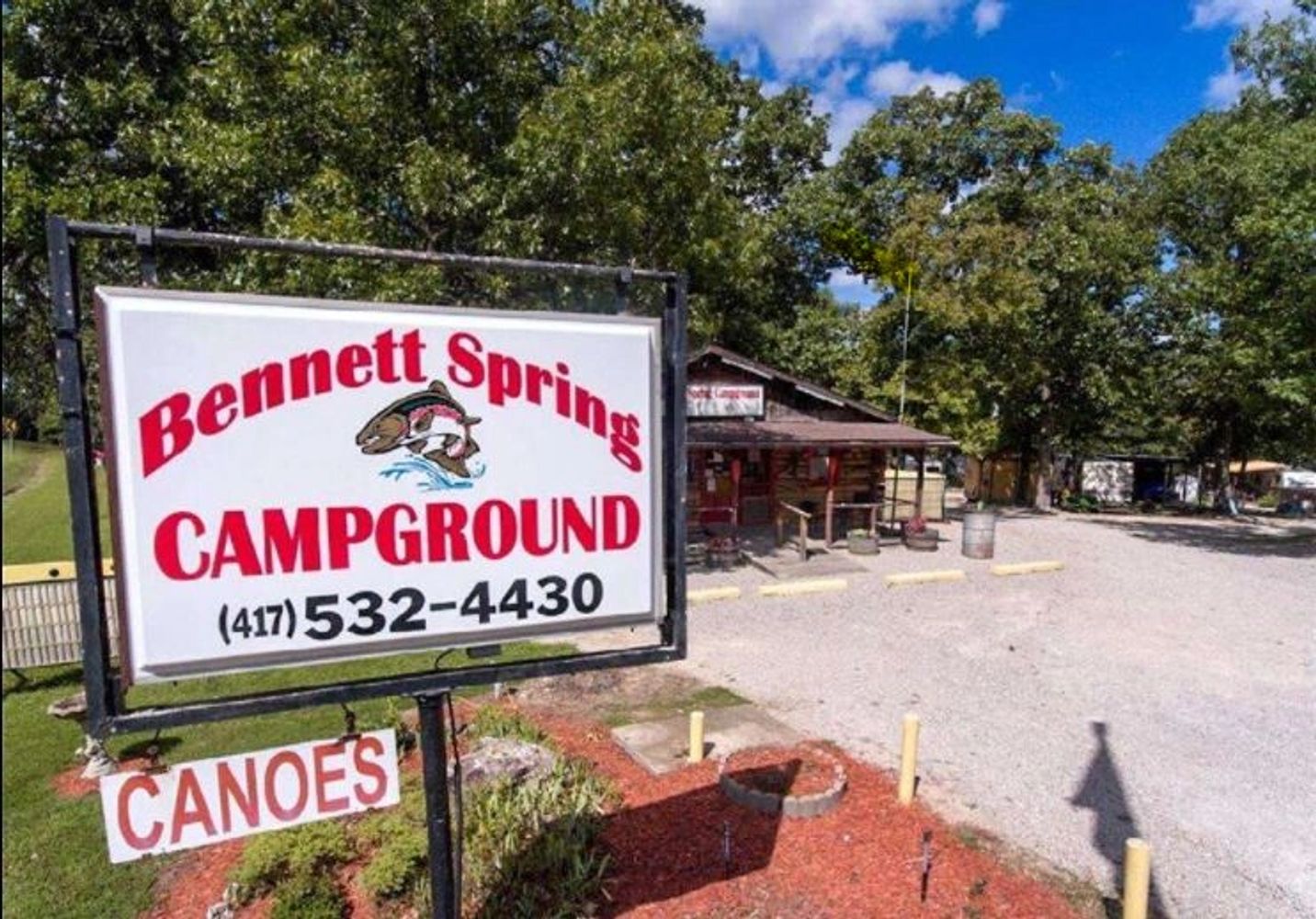 Full Hook Up Sites, Free WiFi, Pool, Trout Cam Spring Campground