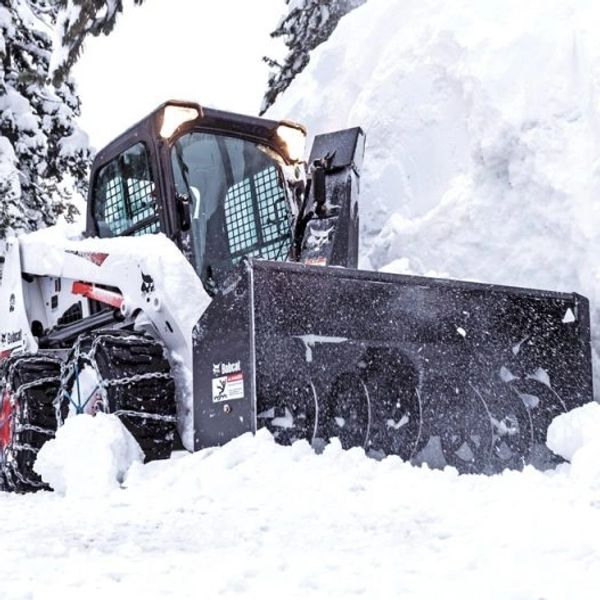 Bobcat with blower from mn snow management