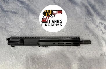 .300 blk upper receiver
10.5" 
9" free float handguard
Mil Spec bolt carrier group
Mil Spec charging