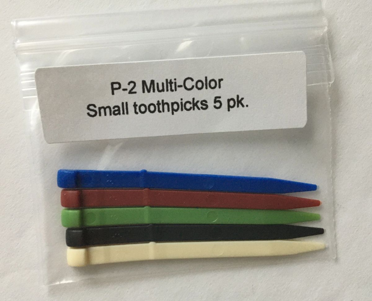 Multicolor Toothpick Replacement SMALL 5 Pieces for Victorinox Swiss