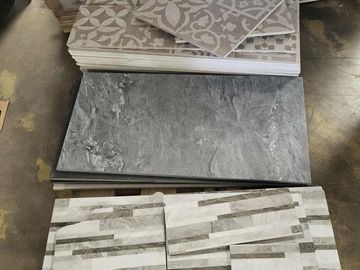 tiles stacked for display