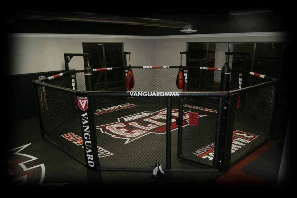 MMA cage Rampage Jackson Gym Mission Viejo Ca