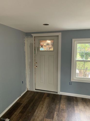 addition of 3 season sun room
Door and window in picture. Wilbraham, Massachusetts