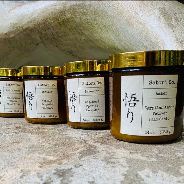 Satori Co clean burning luxury candles 
