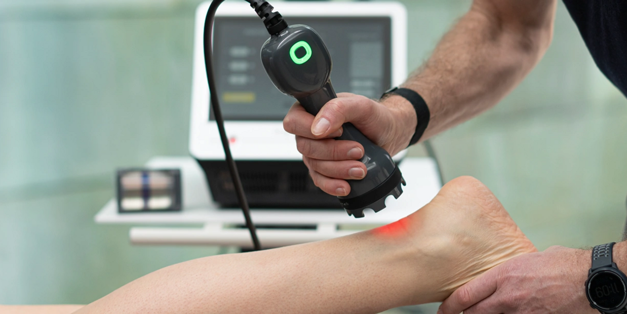 Laser therapy for pain relief, reduced inflammation, and faster tissue healing.
