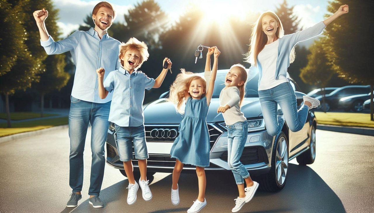 Family Buying A New Car