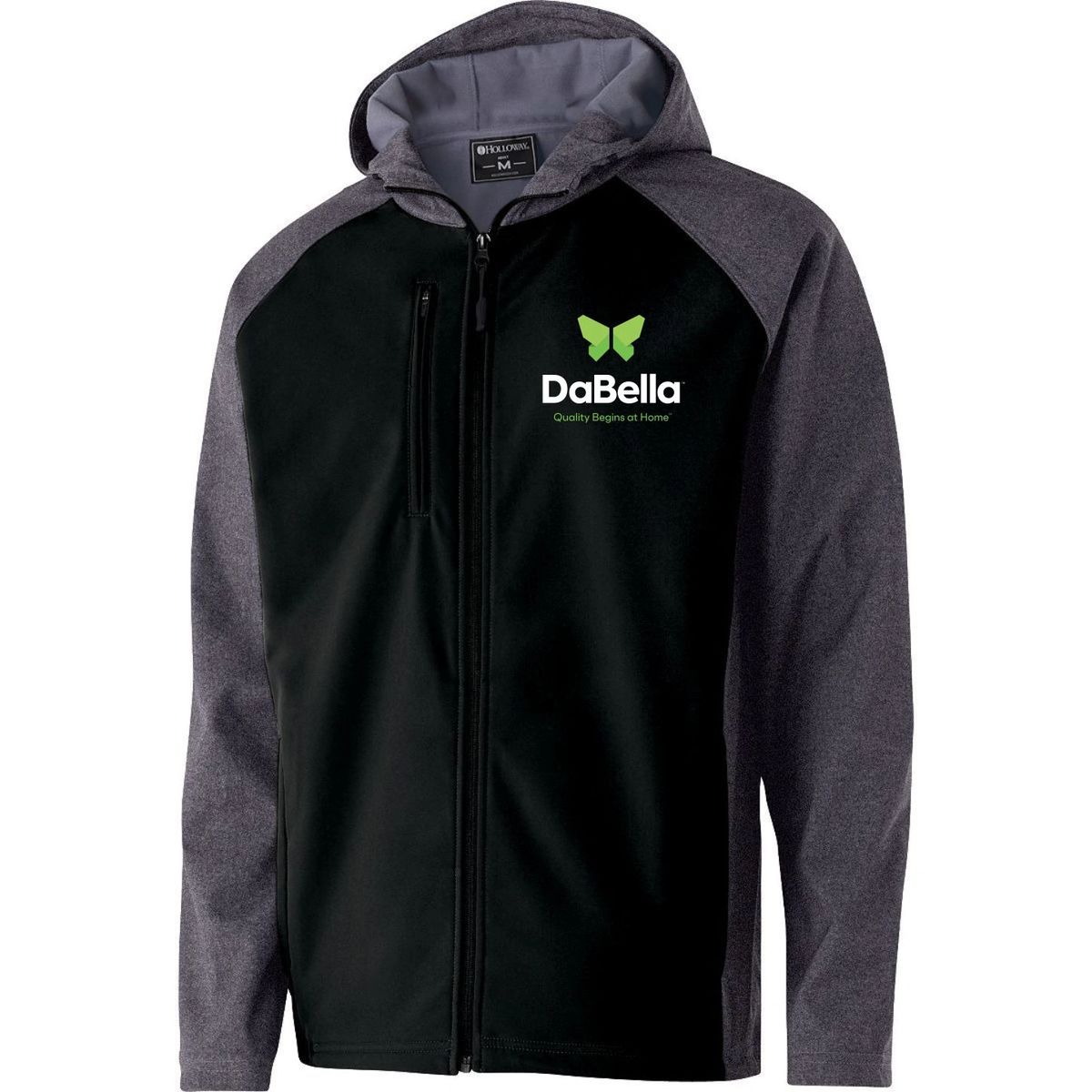 Ouray Sportswear Giacca Softshell Uomo Raider, Leggera Con Cappuccio, Tasche Frontali E Interne, Vestibilità Rilassata