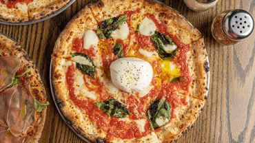 Burrata Pizza - Neapolitan Pizza.