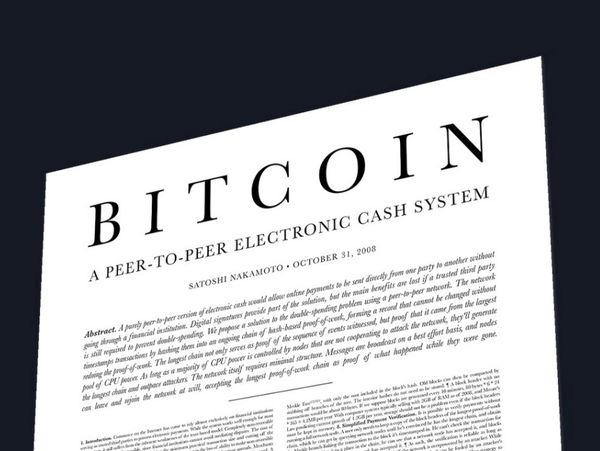 Bitcoin White Paper - A Peer to Peer Electronic Cash System 