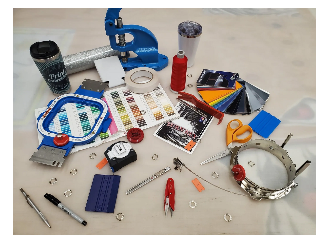 Turn Key Print & Embroidery Print Shop, Embroidery, Vehicle Wraps